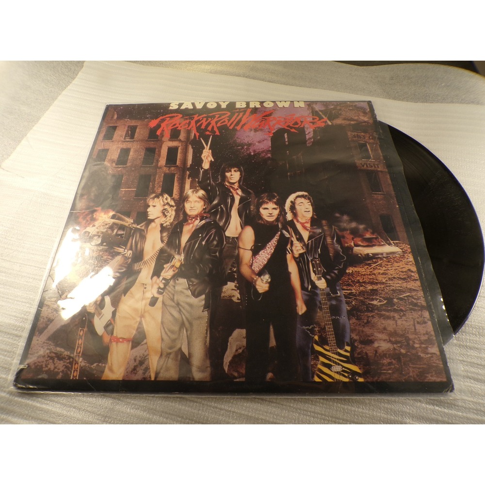 Savoy Brown Rock 'N' Roll Warriors Vinyl LP 1981 Accord ST-7002 Blues Rock Kim S